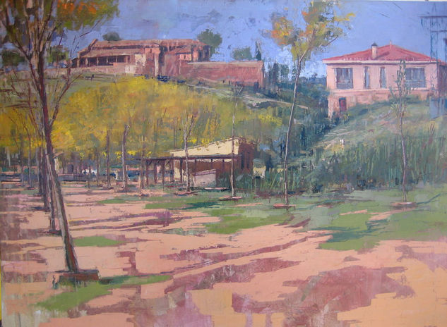 CIUDAD REAL Oil Canvas Landscaping