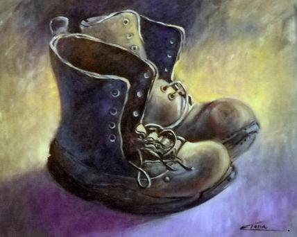 Las botas de la mili