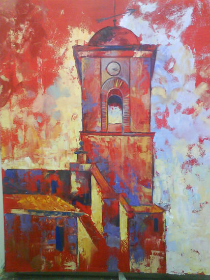 LA TORRE DEL PUEBLO Oil Canvas Landscaping