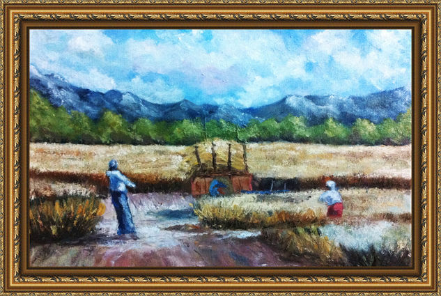 La cosecha Oil Canvas Landscaping