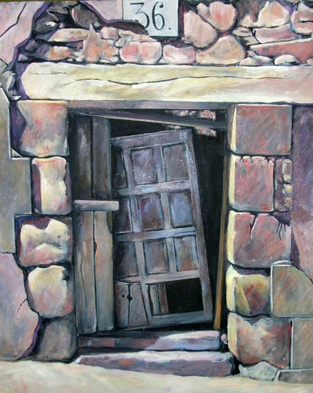 LA PUERTA PRINCIPAL Oil Canvas Landscaping