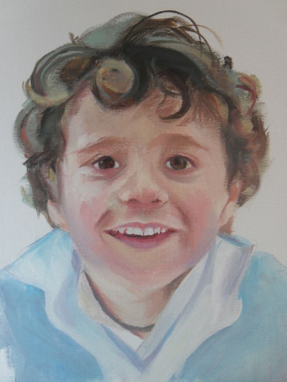 ALBERTO2 Oil Panel Portrait