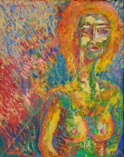 ojos brujos Acrylic Panel Figure Painting