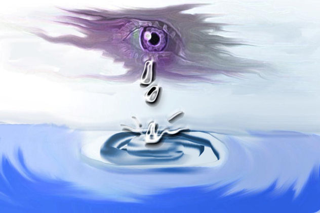 mirada de agua