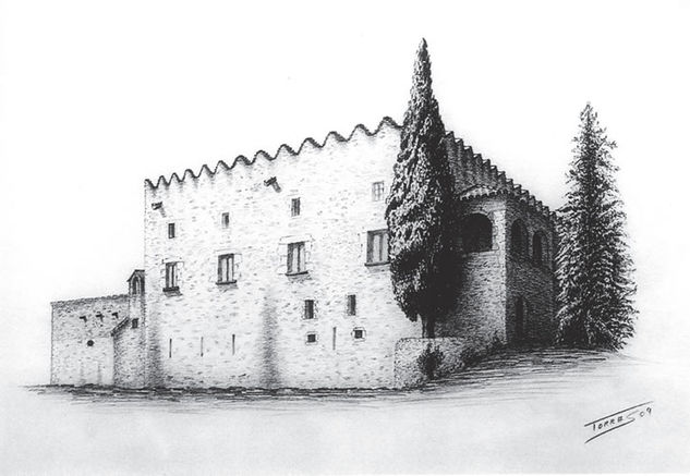 Castell de Montesquiu Lápiz