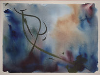 Acuarela abstracta,...