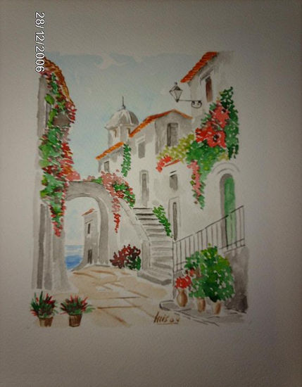 PUEBLO PESQUERO Watercolour Paper Landscaping