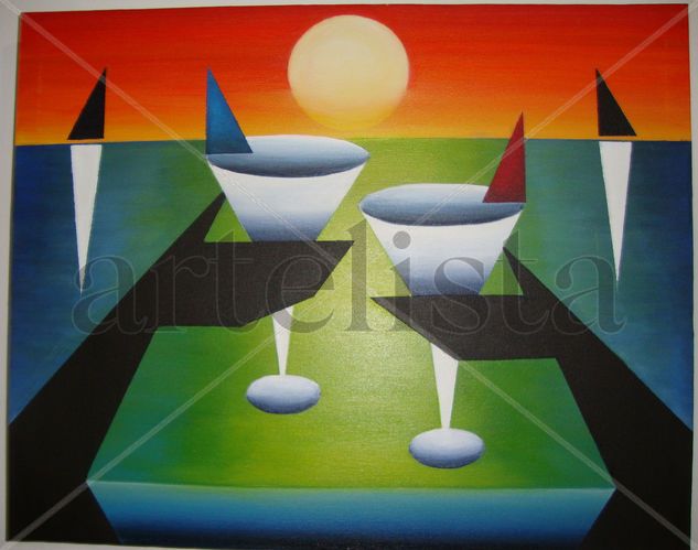 BRINDIS Acrylic Canvas Marine Painting