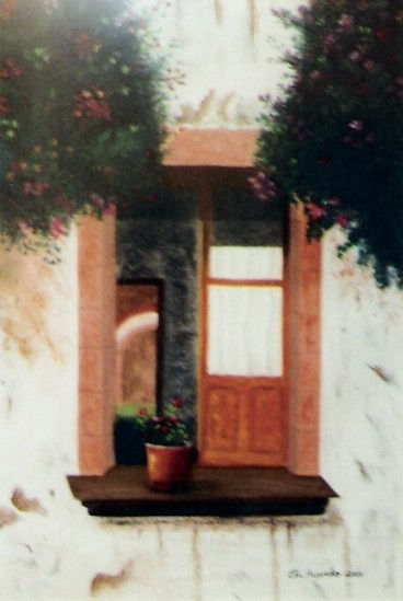 Balcon de San Miguel Pastel Cartulina Paisaje