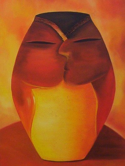 El Beso Oil Canvas Still Life Paintings