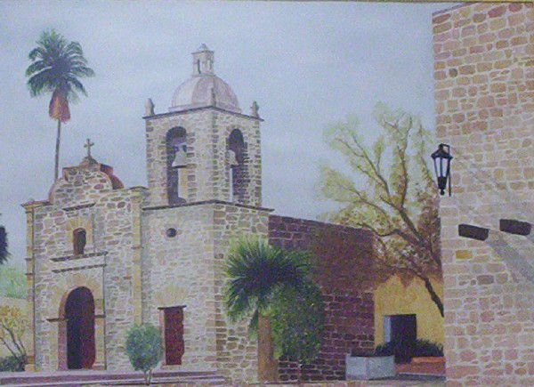 La Parroquia Watercolour Card Landscaping