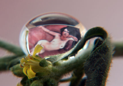 gota con pintura de...