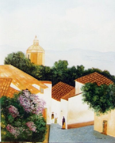 Mayorga Sta, Prisca Oil Canvas Landscaping