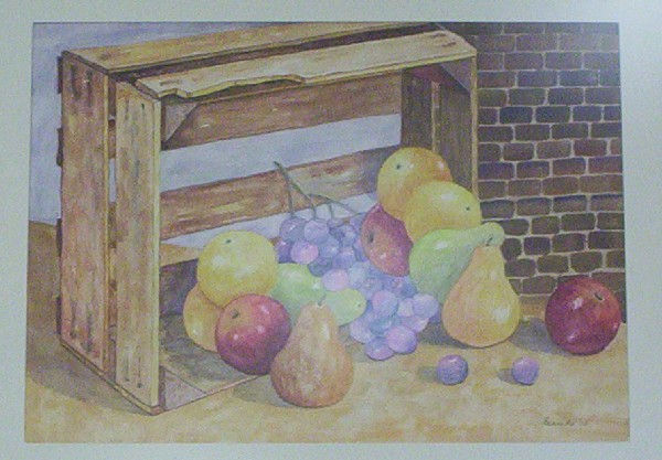 Tentaciones Watercolour Card Still Life Paintings