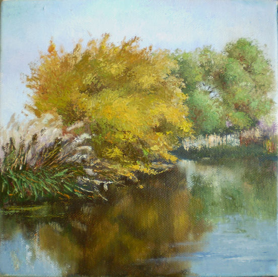 Villa Ventana Oil Canvas Landscaping