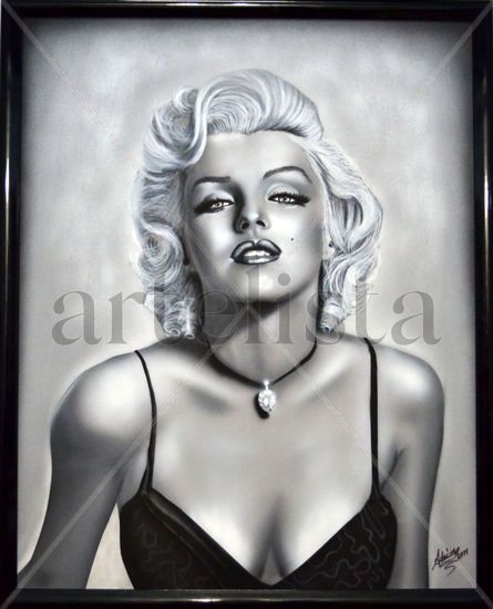 Marilyn Monroe Acrylic Canvas Portrait