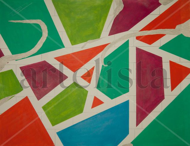 Mosaico de color ,con latigos de oscuridad.