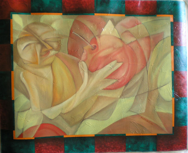 El beso Oil Canvas Landscaping