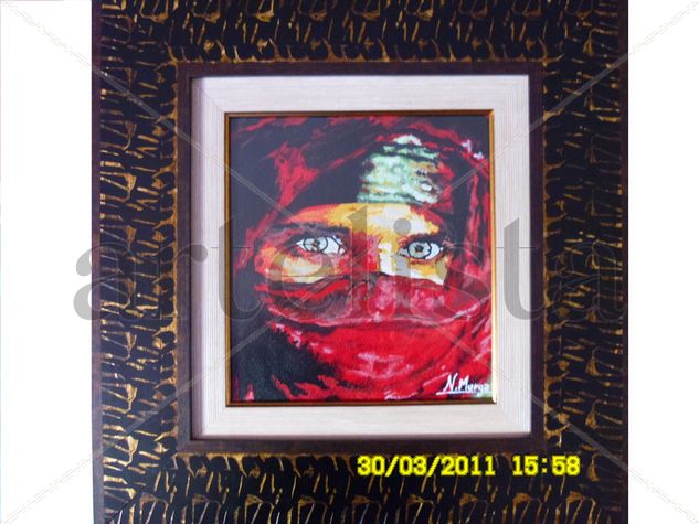 TUAREG Acrylic Canvas Portrait