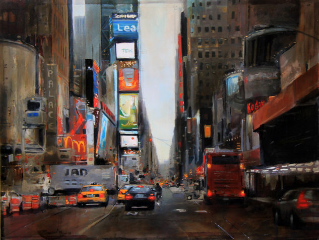 Times-Square-2011 Oil Canvas Landscaping