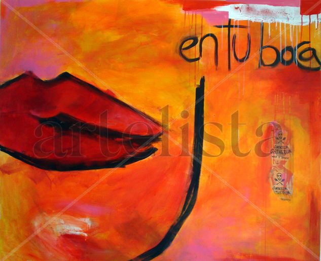 En tu boca Acrylic Canvas Others