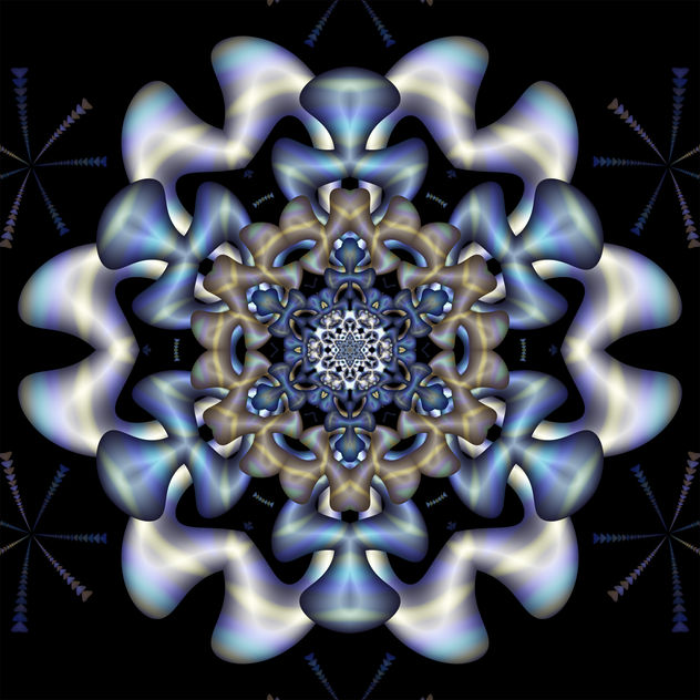 Snowflake collection of the Dalai Lama III.