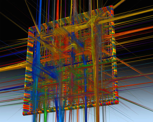 Frantic attempts to portray abstracionist all four sides.