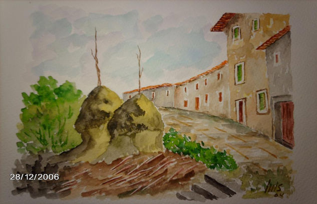 PAJARES Y CASAS Watercolour Card Landscaping