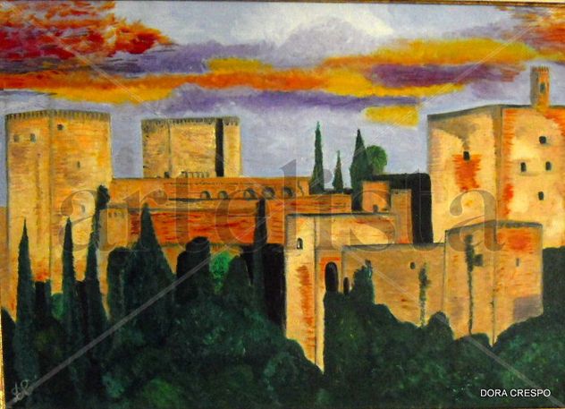 LA ALHAMBRA AL ATARDECER
