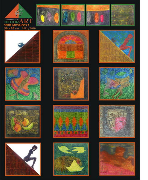 Serie mosaicos 2. Callagrafía