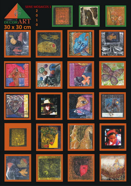 Serie Mosaicos 1. Tecnicas mixtas