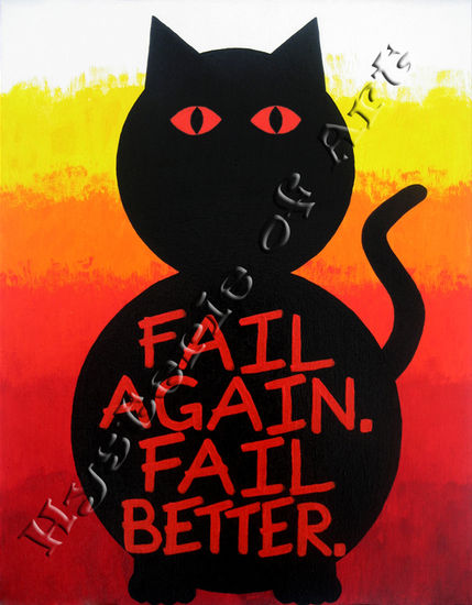 THE FEARLINE OF FAILURE Acrylic Canvas Animals