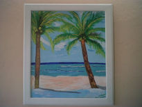 " palmeras y mar "