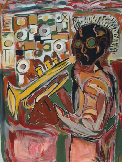 Miles Davis Oil Canvas Landscaping