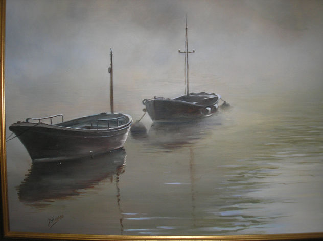 niebla en el mar
