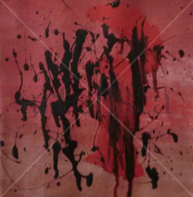 Splashing over red # 4