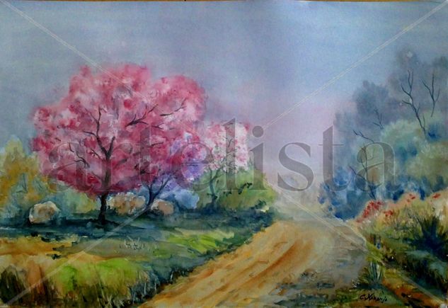 Primavera. VENDIDA Watercolour Paper Landscaping