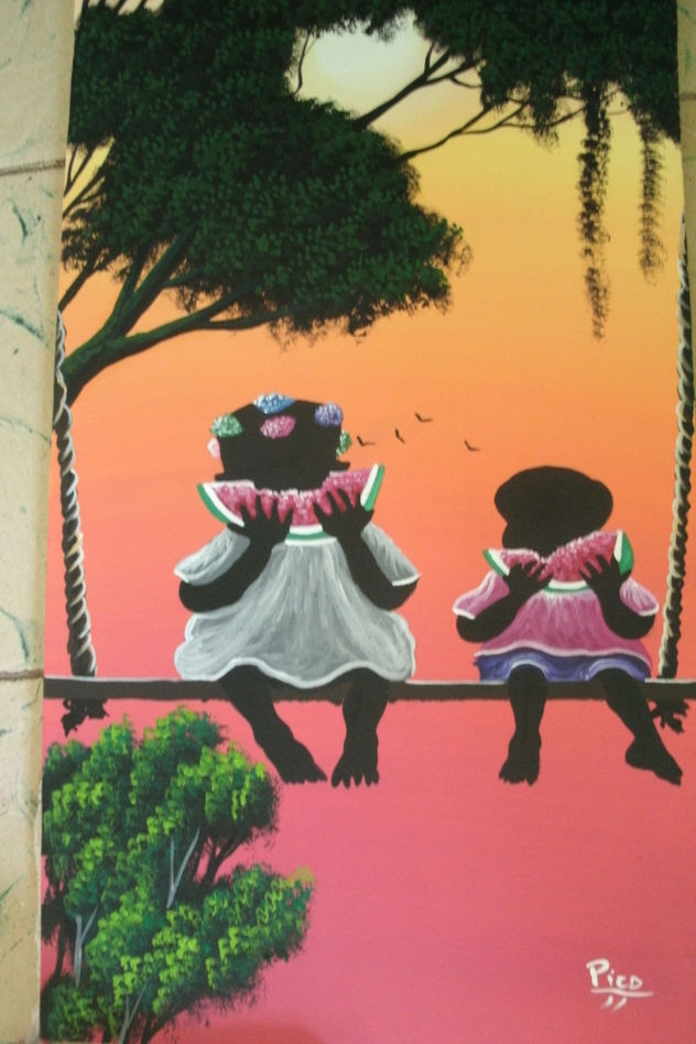 JAMAICA ALWAYS ON MY MIND. PINTURA DE EDGAR PICO