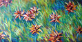 Flores silvestres, efecto de luz