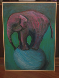 Elefante rosa