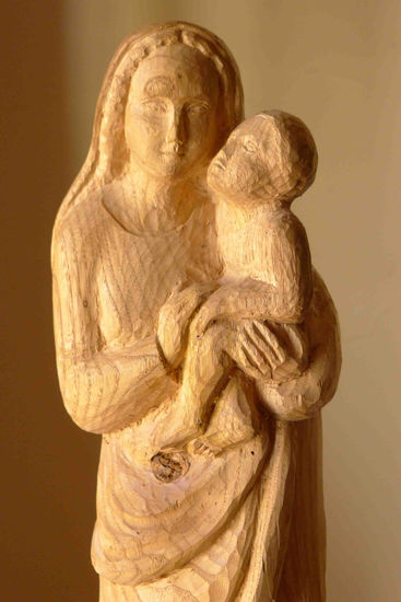 Vierge a l'enfant Madera Figurativa