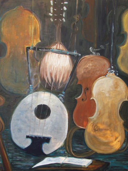 El Luthier de Praga Oil Canvas Still Life Paintings