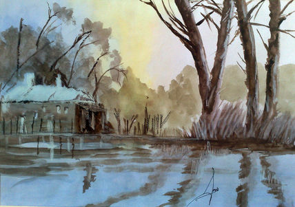 Casa junto al lago
