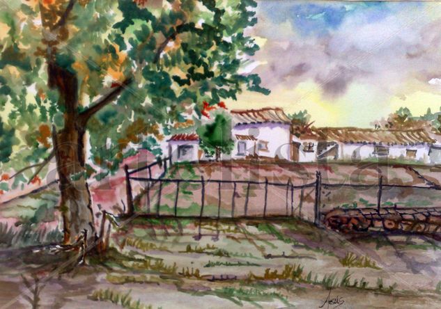 "higuera" Acuarela Papel Paisaje