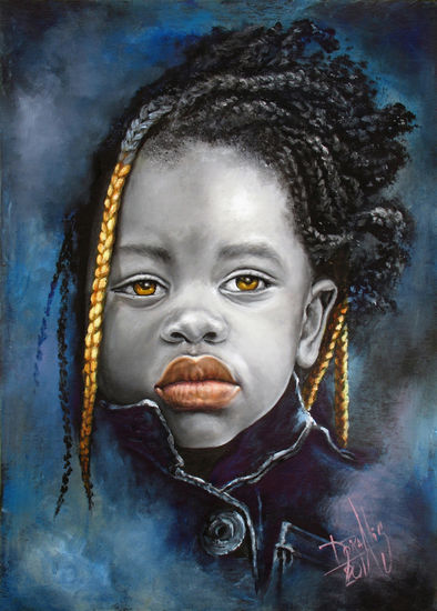 Niña de África 42 Oil Others Portrait