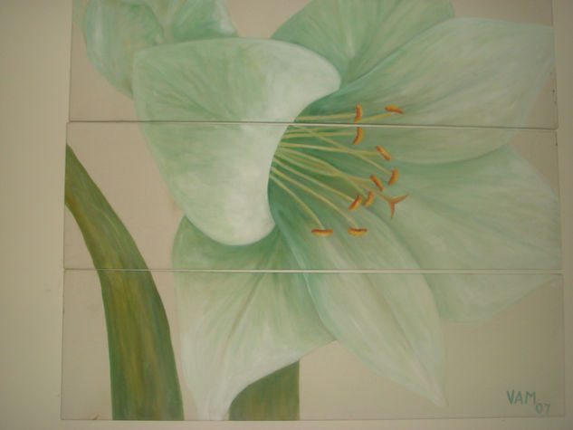 lilium Oil Canvas Floral Painting