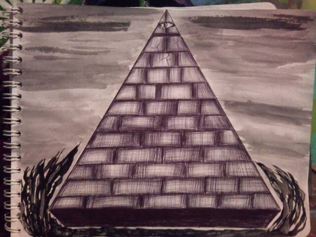 Iluminati Piramide Ink