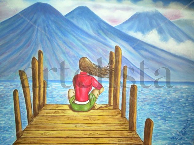 El lago, los volcanes y yo....