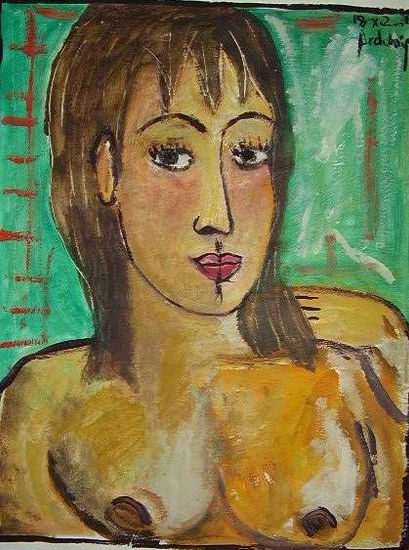 mujer pequeña Oil Canvas Portrait