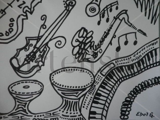 instrumentos musicales Ink